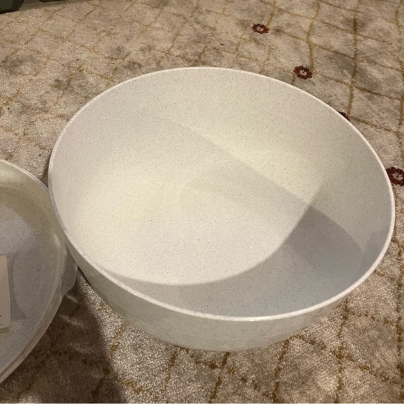 Tupperware Preludio Serving Bowl Speckled Domed Cover + Lid - Picture 5 of 9